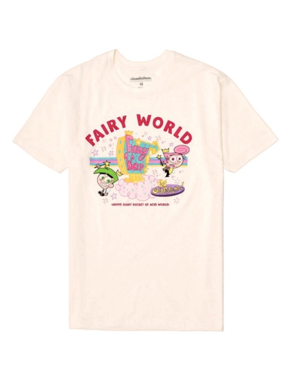 Nickelodeon Fairly Odd Parents Fairy World T-Shirt Unisex Medium NWT BoxLunch